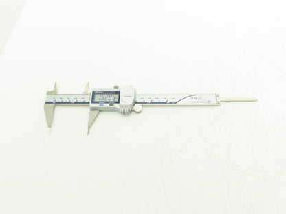 Mitutoyo 573-725-20 Digimatic Point Tip Caliper 0-6" 150mm .0005" NTD12P-P6"M