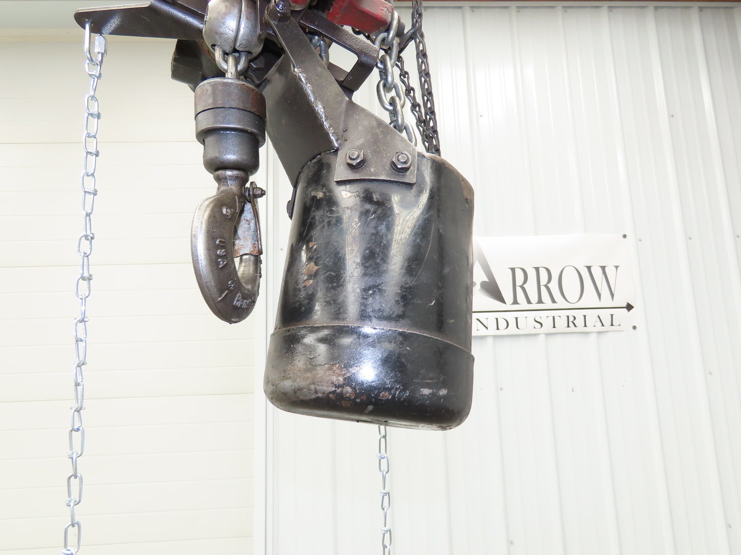 Aro R 1/4 Ton 500lb Pneumatic Air Chain Hoist 20' Lift Travel 15' Pull Chain