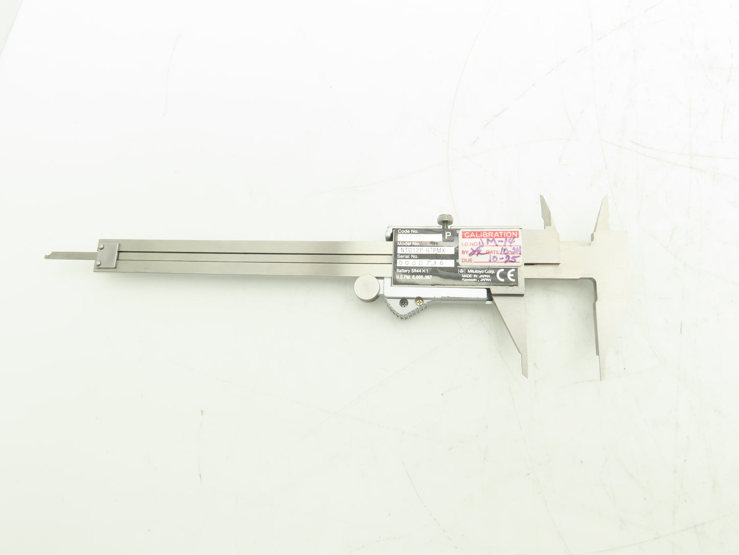 Mitutoyo 573-725 Digimatic Point Tip Caliper 0-6" 150mm .0005" NTD12P-6"PMX