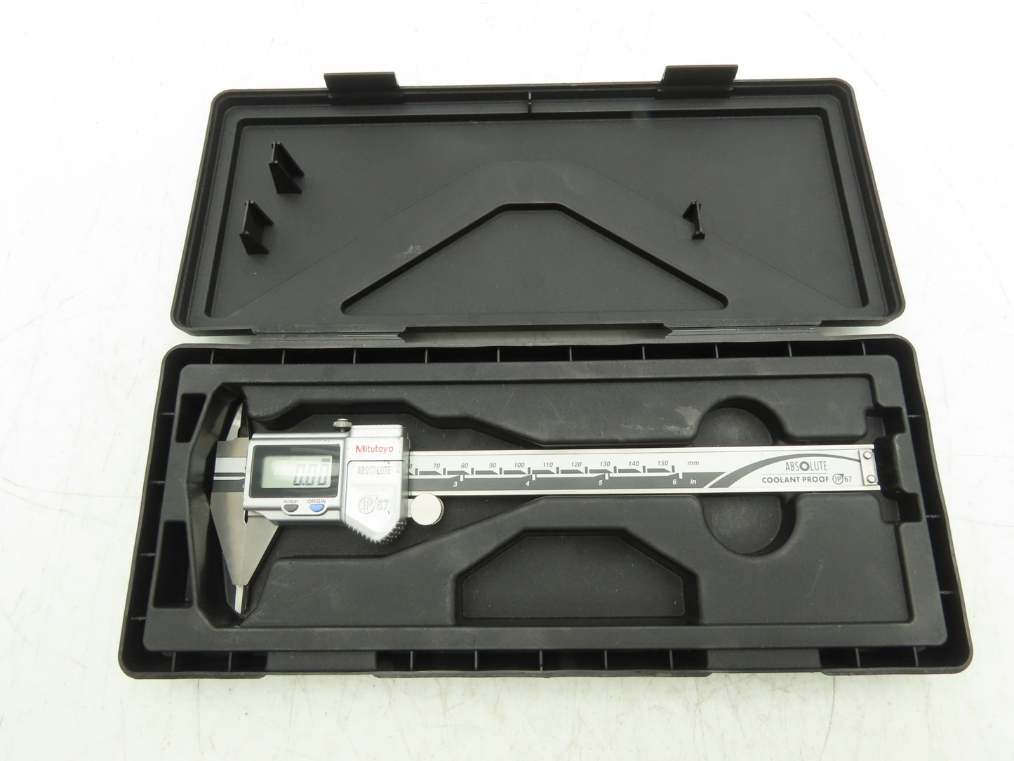 Mitutoyo 573-725 Digimatic Point Tip Caliper 0-6" 150mm .0005" NTD12P-6"PMX