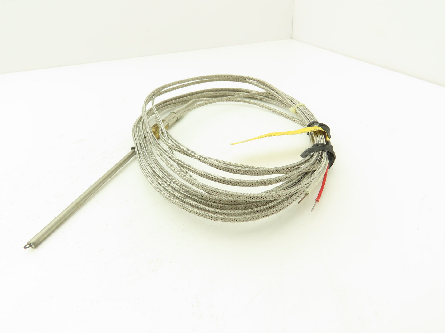 Pyromation J38E-006-15A-15HT-F1B240-2 Thermocouple Temperature Probe W/ Adapter