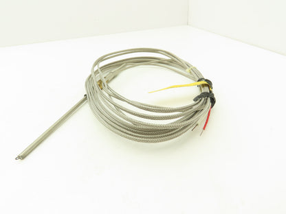 Pyromation J38E-006-15A-15HT-F1B240-2 Thermocouple Temperature Probe W/ Adapter