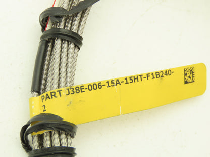 Pyromation J38E-006-15A-15HT-F1B240-2 Thermocouple Temperature Probe W/ Adapter