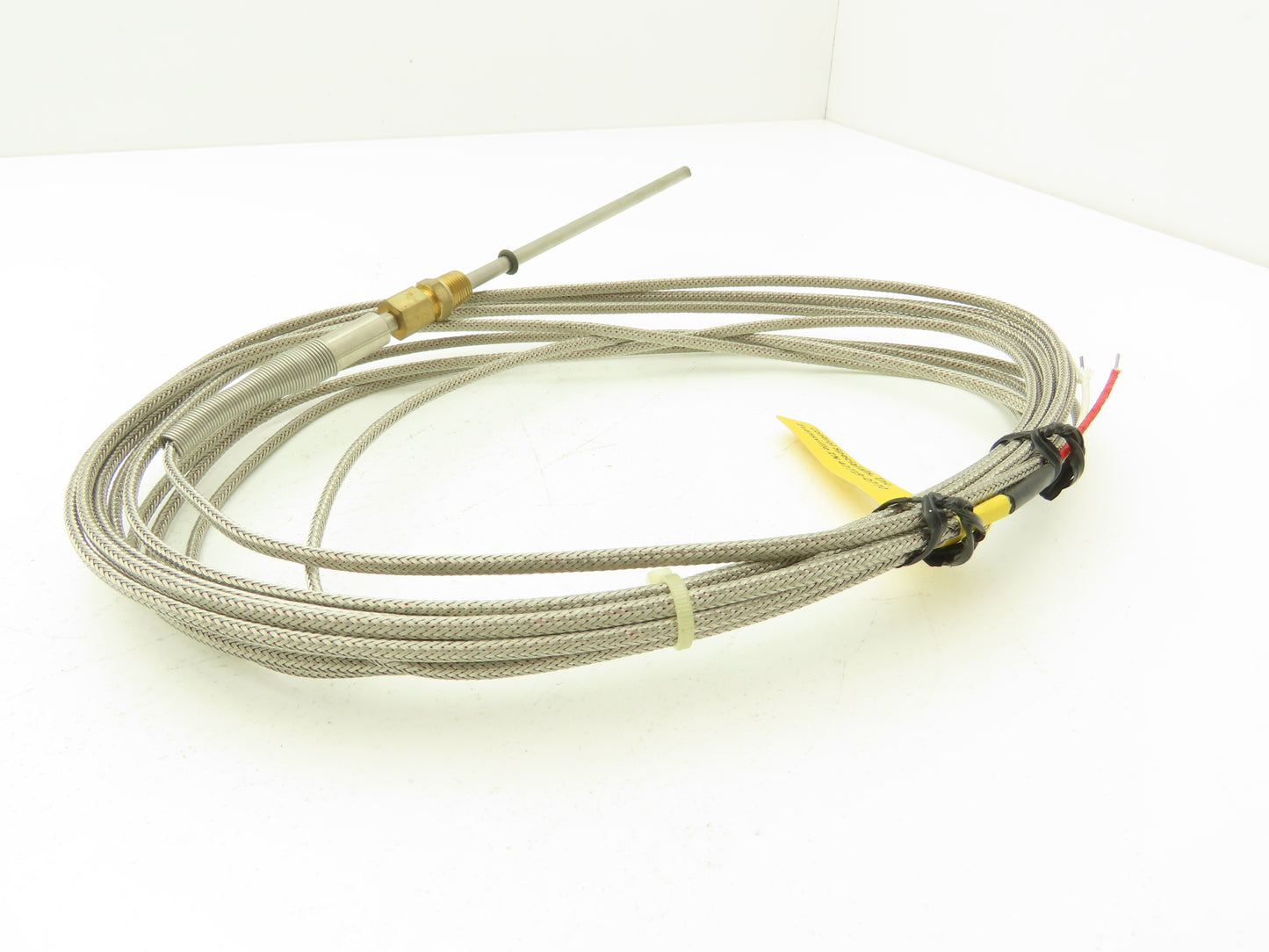 Pyromation J38E-006-15A-15HT-F1B240-2 Thermocouple Temperature Probe W/ Adapter