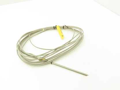 Pyromation J38E-006-15A-15HT-F1B240-2 Thermocouple Temperature Probe W/ Adapter