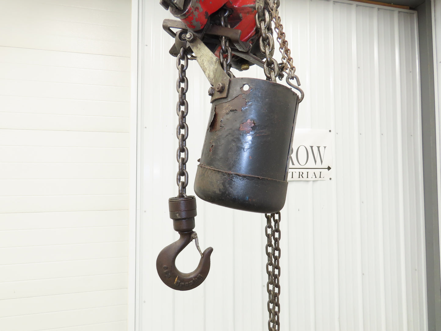 Aro 7750DT 1/2 Ton 1000 LB Pneumatic Air Chain Hoist 17'6" Lift 7' Pull Chain
