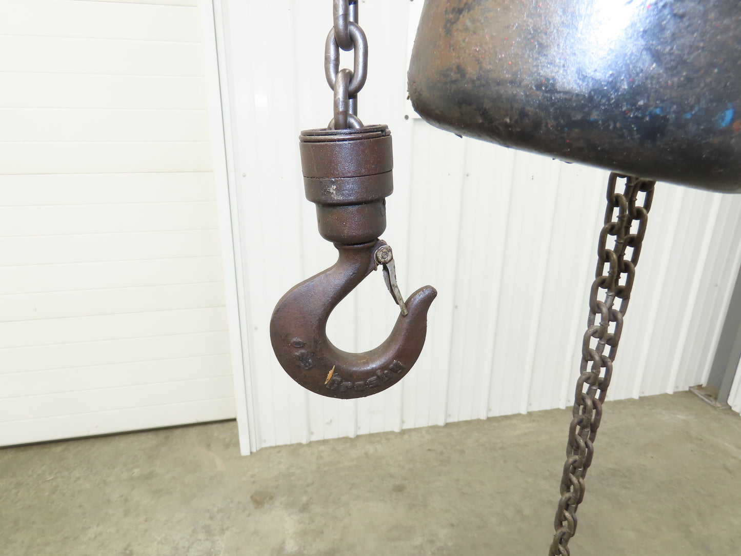 Aro 7750DT 1/2 Ton 1000 LB Pneumatic Air Chain Hoist 17'6" Lift 7' Pull Chain