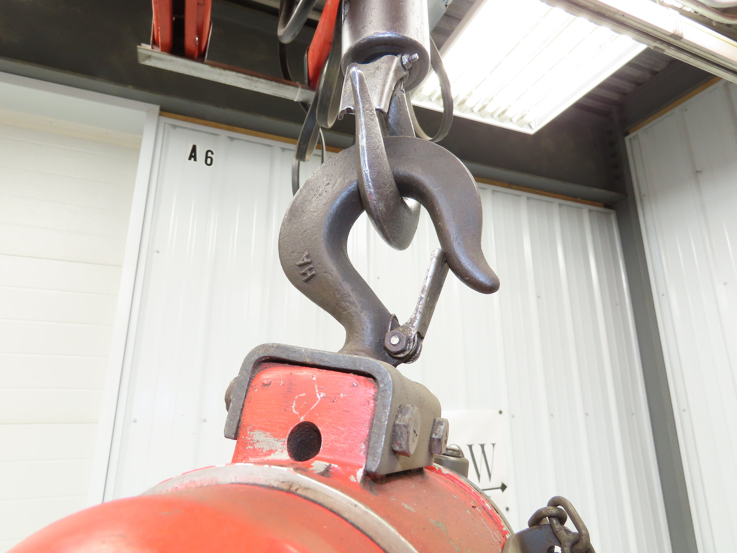 Aro 7750DT 1/2 Ton 1000 LB Pneumatic Air Chain Hoist 17'6" Lift 7' Pull Chain