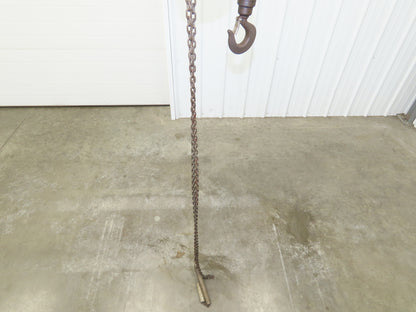 Aro 7750DT 1/2 Ton 1000 LB Pneumatic Air Chain Hoist 17'6" Lift 7' Pull Chain