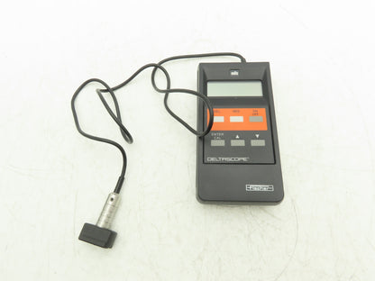 Fischer Deltascope MP2 Coating Thickness Digital Gage Metal Style V-Groove Probe