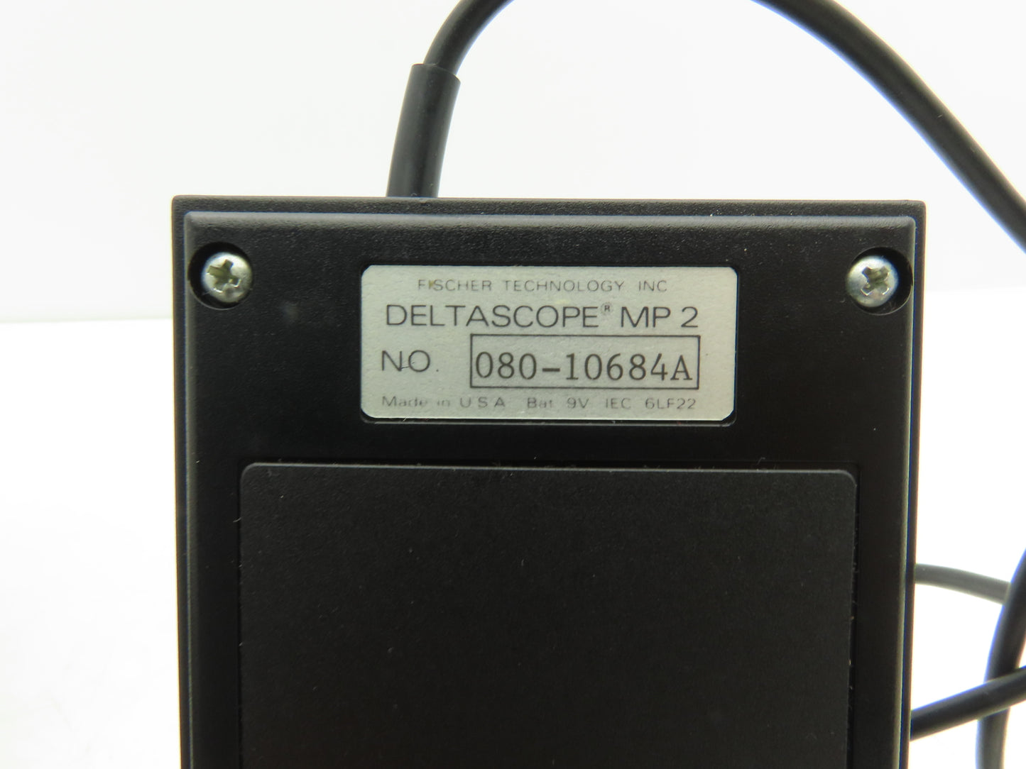 Fischer Deltascope MP2 Coating Thickness Digital Gage Metal Style V-Groove Probe