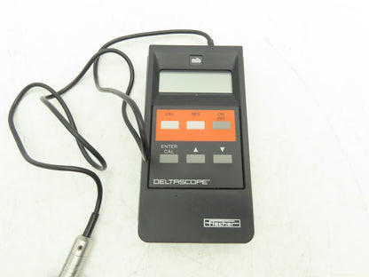 Fischer Deltascope MP2 Coating Thickness Digital Gage Metal Style V-Groove Probe