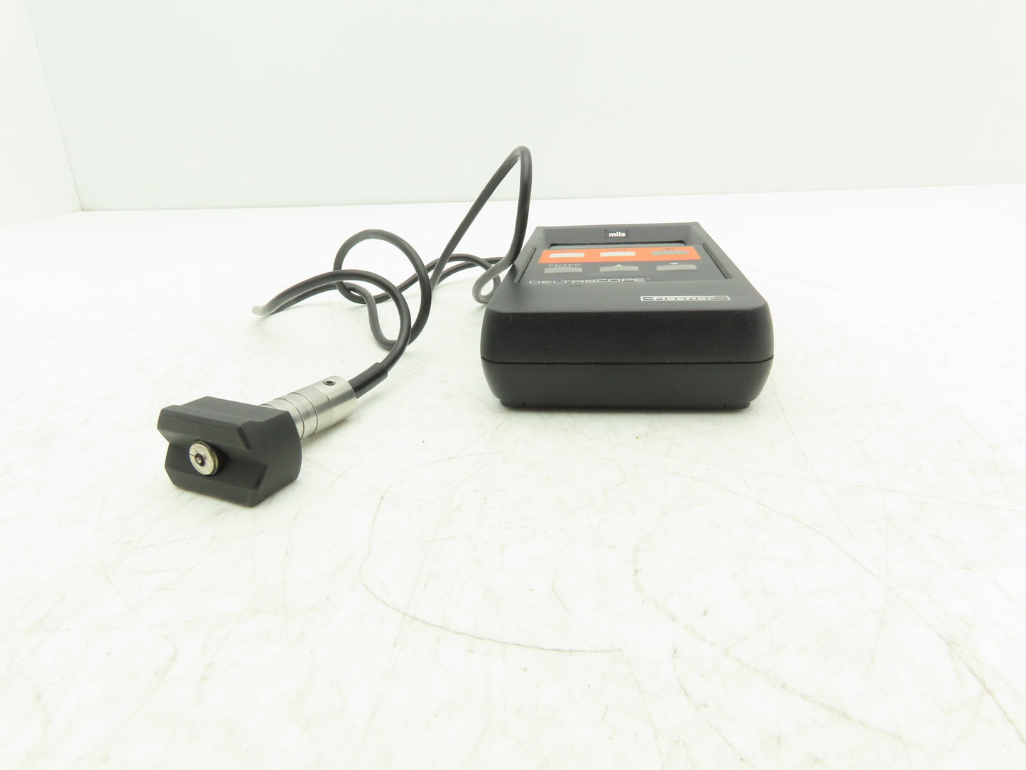 Fischer Deltascope MP2 Coating Thickness Digital Gage Metal Style V-Groove Probe