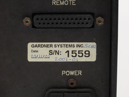 Gardner Systems GS 2001-01 GS 2000 Servo Controller -READ
