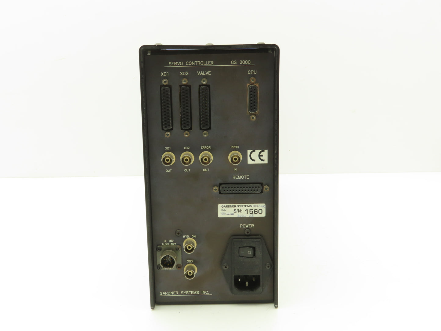 Gardner Systems GS 2001-02 GS 2000 Servo Controller
