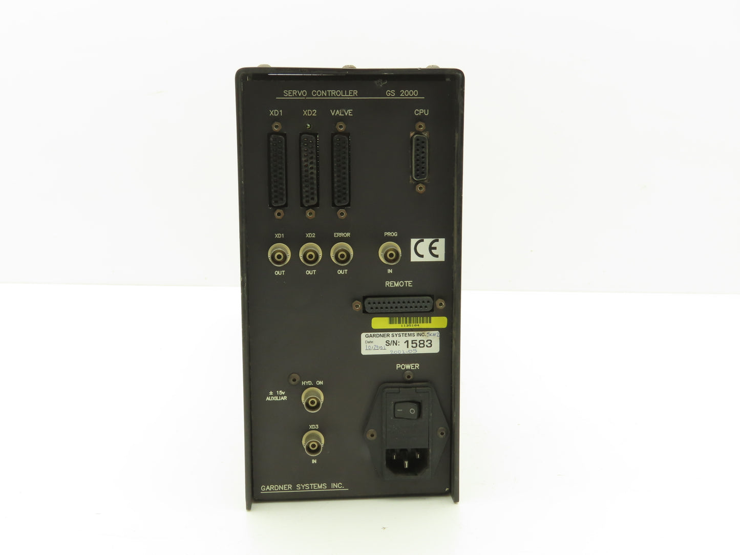 Gardner Systems GS 2001-05 GS 2000 Servo Controller