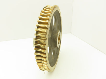 60 Tooth Bronze Worm Gear 10" Dia 1.5" Bore with 1-1/8" Output Shaft Gearbox Kit