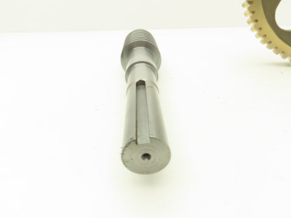 60 Tooth Bronze Worm Gear 10" Dia 1.5" Bore with 1-1/8" Output Shaft Gearbox Kit