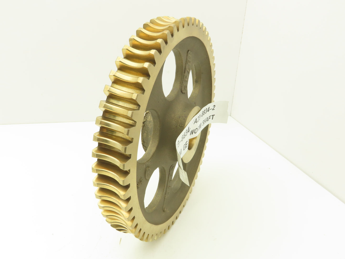 60 Tooth Bronze Worm Gear 10" Dia 1.5" Bore with 1-1/8" Output Shaft Gearbox Kit