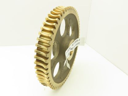 60 Tooth Bronze Worm Gear 10" Dia 1.5" Bore with 1-1/8" Output Shaft Gearbox Kit