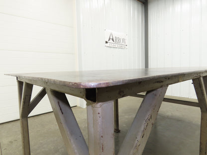 5/16" Top Steel Fabrication Welding Layout Table Work Bench 96"x48"x34"