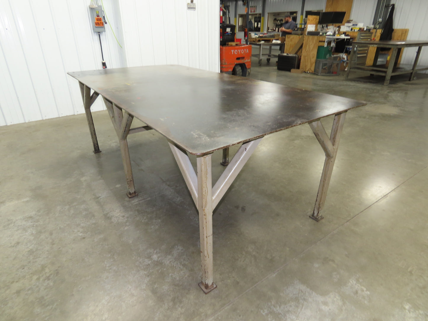 5/16" Top Steel Fabrication Welding Layout Table Work Bench 96"x48"x34"