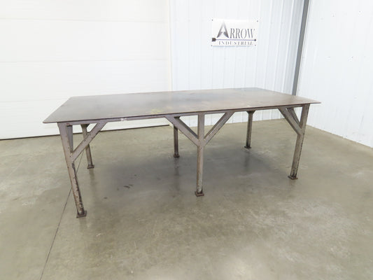 5/16" Top Steel Fabrication Welding Layout Table Work Bench 96"x48"x34"