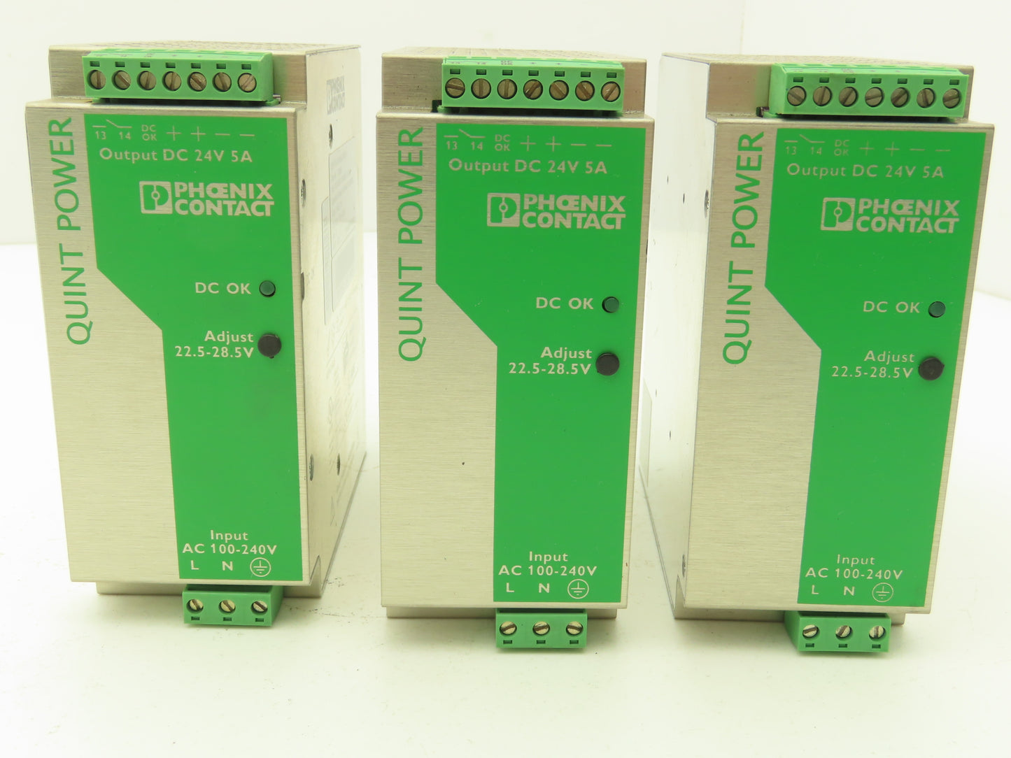 Phoenix Contact QUINT-PS-100-240AC/24DC/5 2938581 Power Supply 24VDC/5A Lot of 3