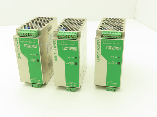 Phoenix Contact QUINT-PS-100-240AC/24DC/5 2938581 Power Supply 24VDC/5A Lot of 3