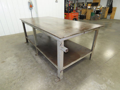 5/8" Top Steel Fabrication Welding Layout Table Work Bench 96"x48"x36"