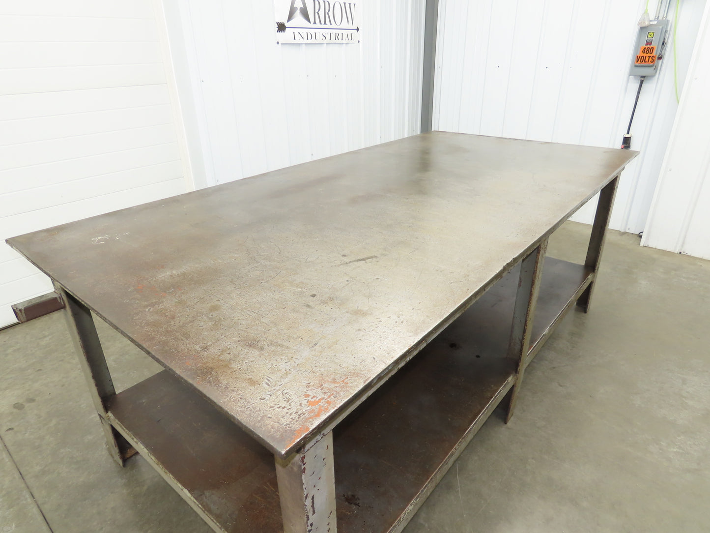 5/8" Top Steel Fabrication Welding Layout Table Work Bench 96"x48"x36"