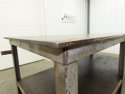 5/8" Top Steel Fabrication Welding Layout Table Work Bench 96"x48"x36"