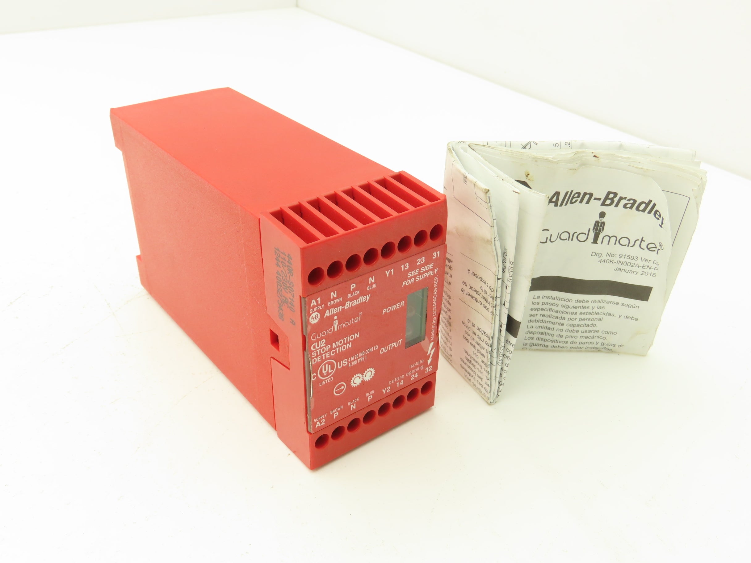 Allen Bradley 440R-S07140A Guardmaster Minotaur Stop Motion Detection ...