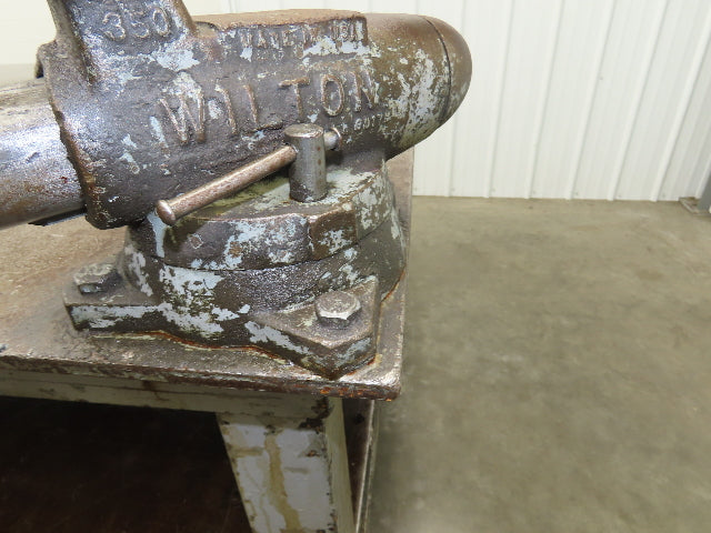 1/2" Top Steel Fabrication Welding Layout Table Work Bench 96"x48" Wilton Vise