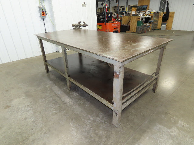 1/2" Top Steel Fabrication Welding Layout Table Work Bench 96"x48" Wilton Vise