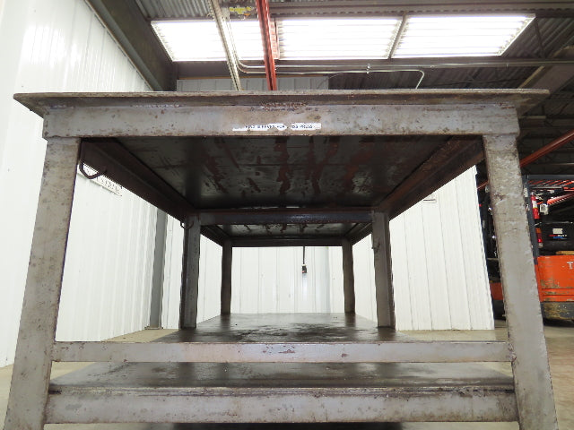 1/2" Top Steel Fabrication Welding Layout Table Work Bench 96"x48" Wilton Vise