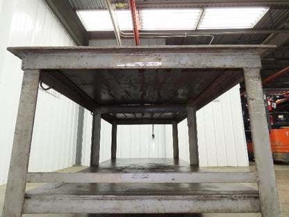 1/2" Top Steel Fabrication Welding Layout Table Work Bench 96"x48" Wilton Vise