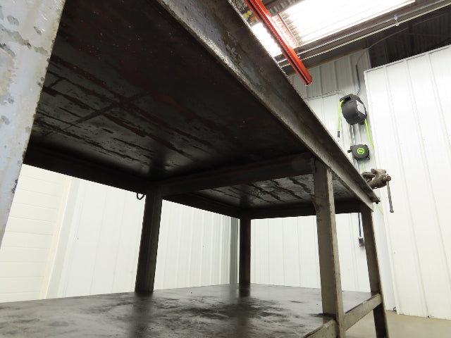 1/2" Top Steel Fabrication Welding Layout Table Work Bench 96"x48" Wilton Vise
