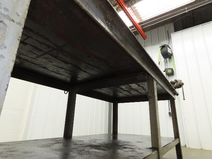 1/2" Top Steel Fabrication Welding Layout Table Work Bench 96"x48" Wilton Vise