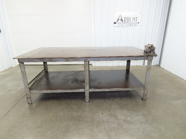 1/2" Top Steel Fabrication Welding Layout Table Work Bench 96"x48" Wilton Vise