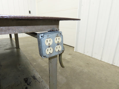 1/4" Top Steel Fabrication Welding Layout Table Work Bench 96"x48"x33"
