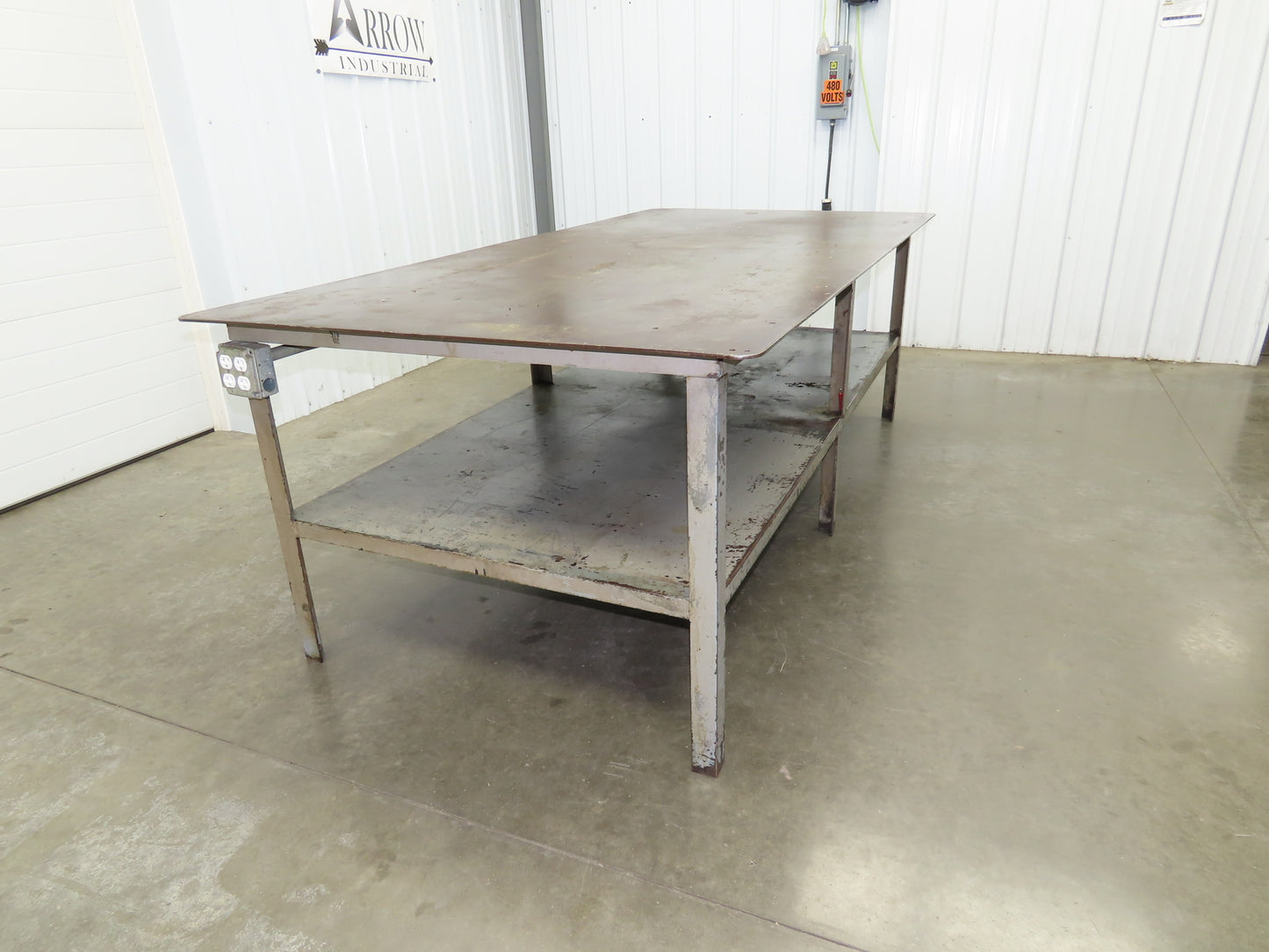 1/4" Top Steel Fabrication Welding Layout Table Work Bench 96"x48"x33"