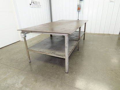 1/4" Top Steel Fabrication Welding Layout Table Work Bench 96"x48"x33"
