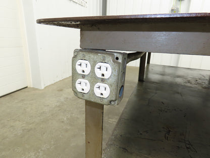 1/4" Top Steel Fabrication Welding Layout Table Work Bench 96"x48"x33"