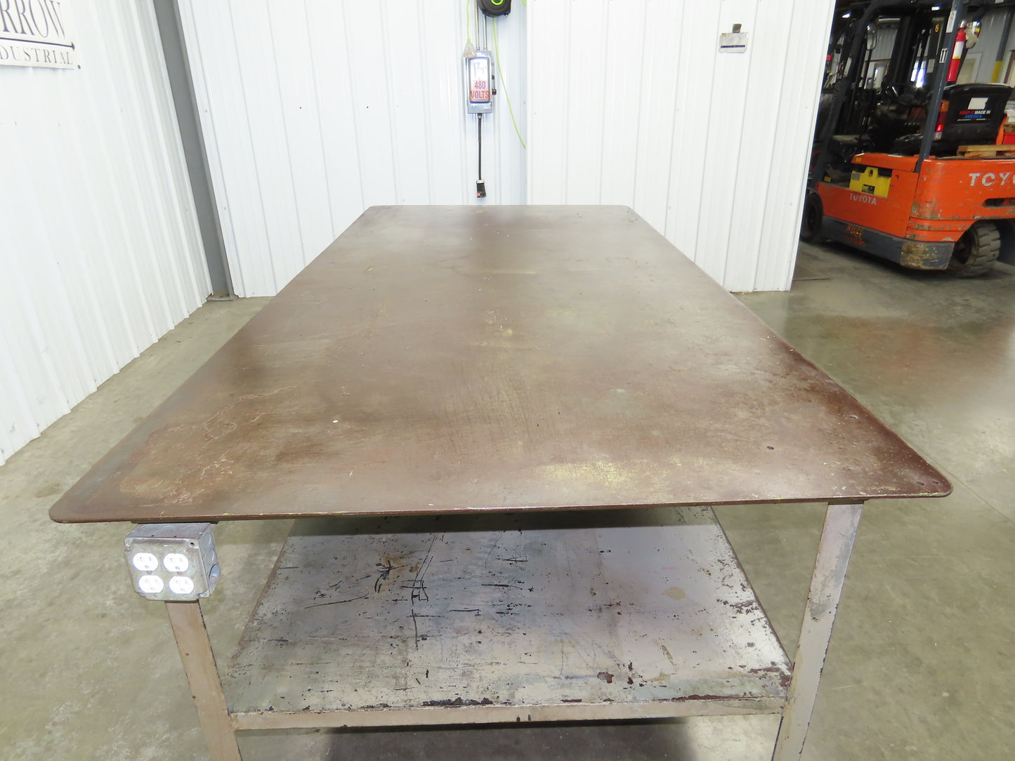 1/4" Top Steel Fabrication Welding Layout Table Work Bench 96"x48"x33"