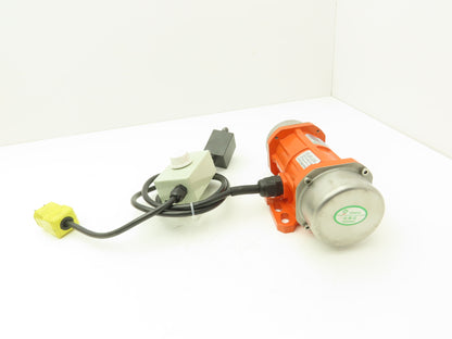 Yuanpu HY-120-110N Industrial Vibrating Motor 110V 1Ph 120W 3600RPM Flange Mount