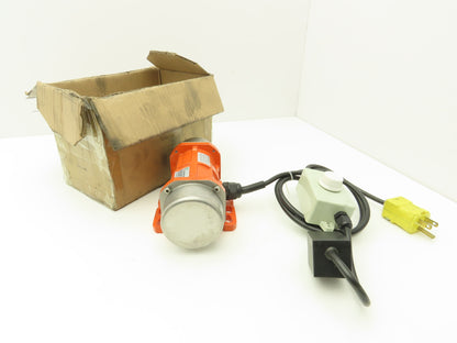 Yuanpu HY-120-110N Industrial Vibrating Motor 110V 1Ph 120W 3600RPM Flange Mount