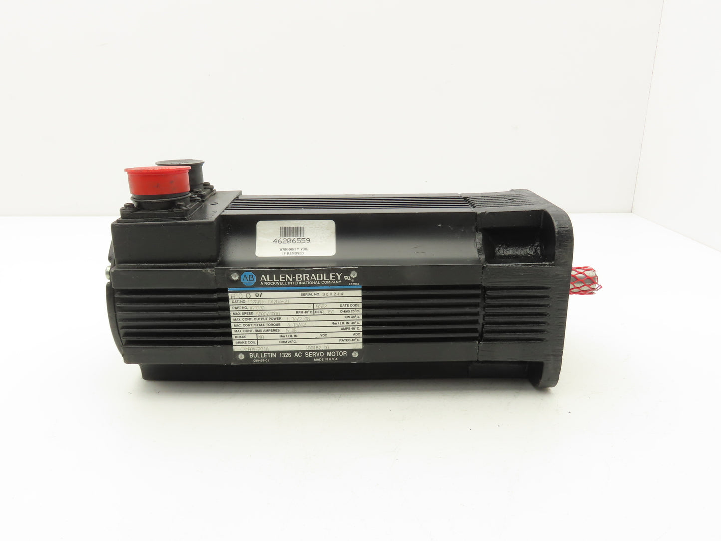 Allen Bradley 1326AB-B420H-21 Servo Motor 1.74/2.08kW 5000/6000RPM
