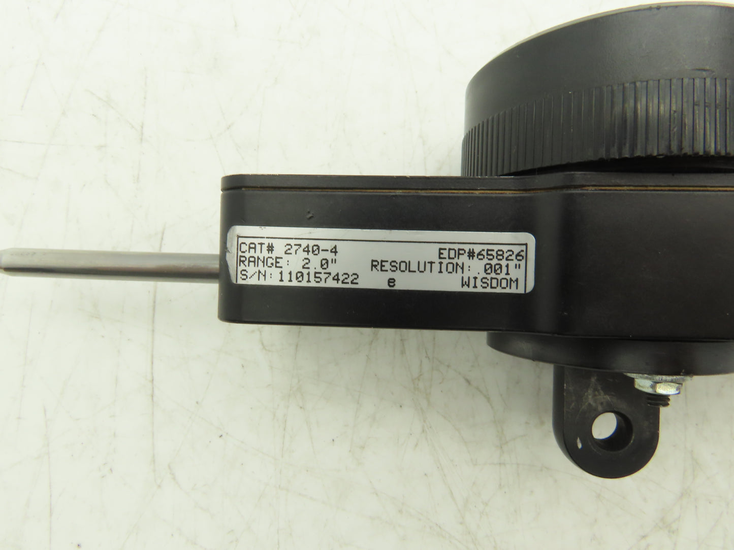 Starrett 2740-4 Wisdom Digital Gage Indicator 0-1.88" Range .001"  Inches Only
