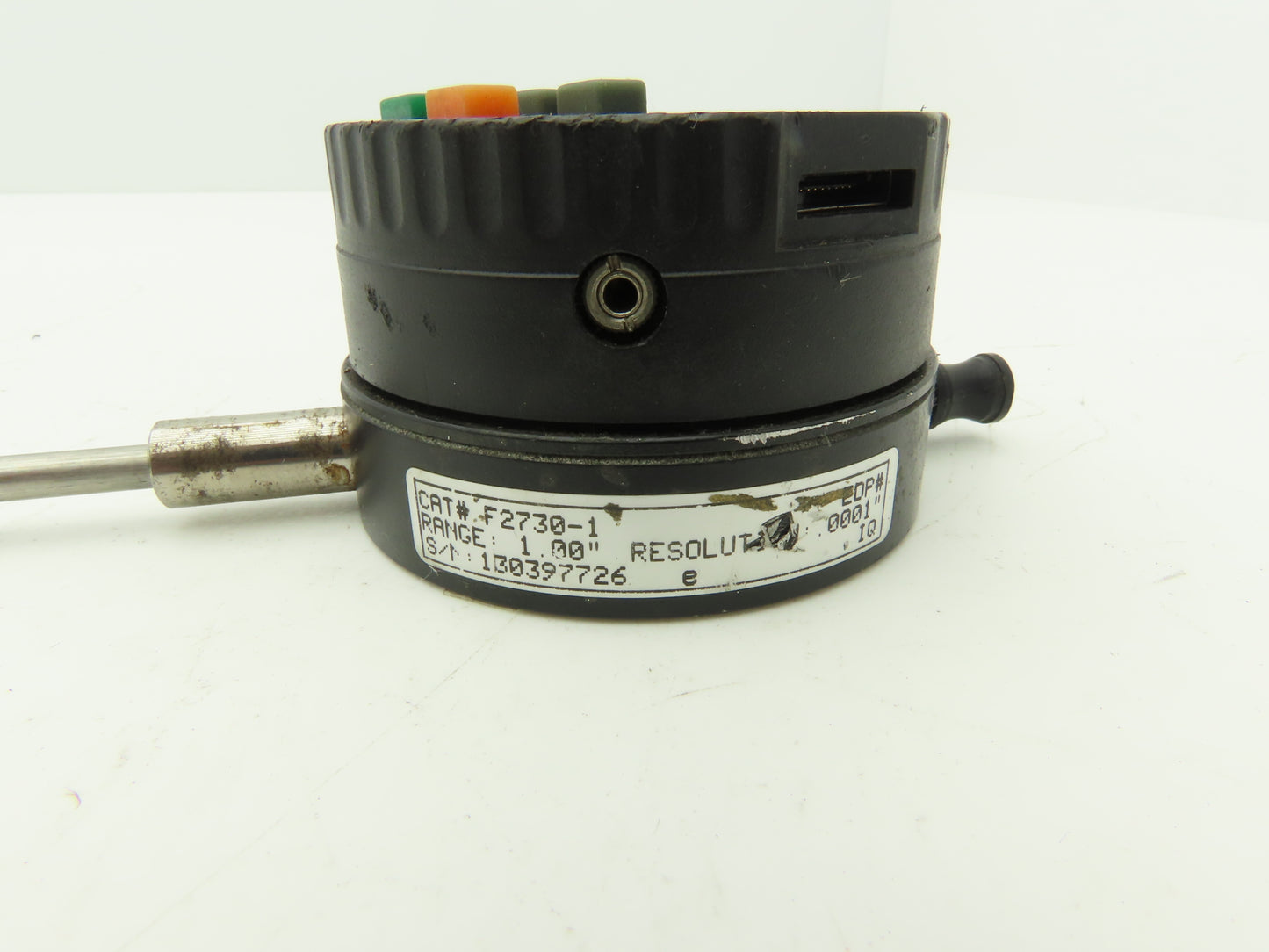 Starrett F2730-1 Wisdom Digital Indicator 0-1" 25mm .0001" -Cracked glass, Works